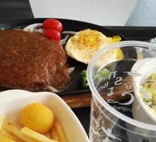 Classic Steak on Iron Plate