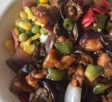 Pan-fried Chicken Rice Bowl