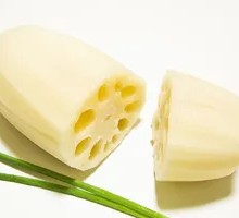Freshly Sliced Lotus Root