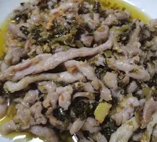 Sour Cabbage with Pork Strips
