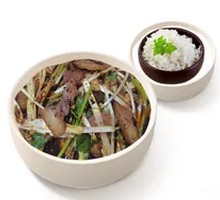 Cold-Mixed Pig's Head Meat Rice Bowl