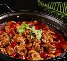 Pork Intestine Hot Pot