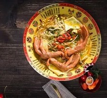 Spicy Duck Foot Hot Pot Rice Noodles