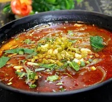Pickled Chili Chicken Offal Rice Noodles