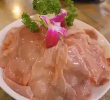 Sliced Pork Kidney with Big Knife