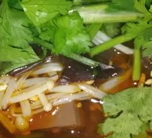 Spicy Duck Blood Noodles