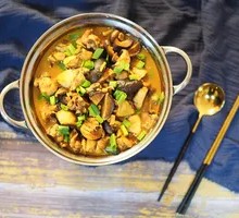 Braised Chicken with Mushrooms
