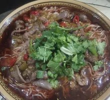 Pickled Pepper Chicken Offal Noodles
