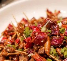 Skewered Pork Cubes
