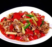 Pickled Chili Chicken Offal Fried Rice
