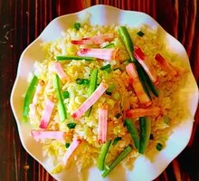 青椒肉丝炒饭