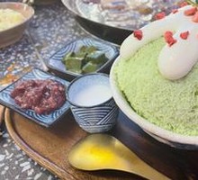 Red Bean Matcha Snow Mountain Ice