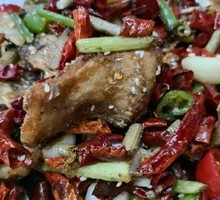 Dry-Fried Glutinous Rice Fish