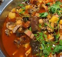 Preserved Pork Rib and Chicken Stew