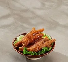 Braised Chicken Feet with Tiger Skin