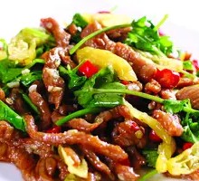 Stir-Fried Beef Strips