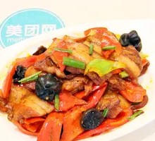 Preserved Radish with Pork Belly Rice
