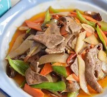 Sour Spicy Pig Liver Rice Bowl