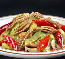 Pickled Pepper Tripe Rice Bowl