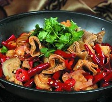 Spicy Pork Intestines Stir-fry