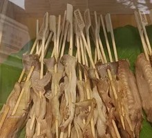 Duck Blood Skewers