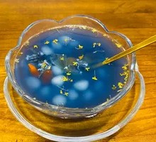 Blue Butterfly Osmanthus Glutinous Rice Balls