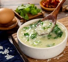 Plain Vegetable Rice Porridge