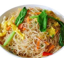 Sizzling Ham Stir-Fried Noodles