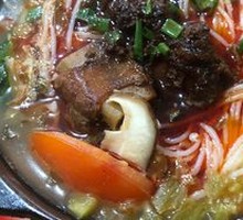 Spicy Sour Pork Rib Noodles