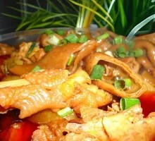 Fish with Pig Intestines