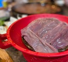 Sliced Pork Kidney with Big Knife