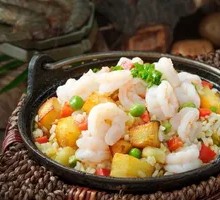 Shrimp and Potato Rice