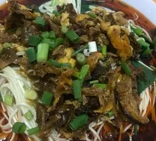 Salted Vegetable Egg Noodles