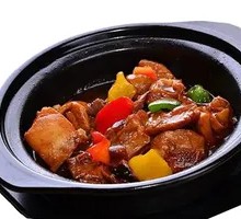 Crispy Pork Hot Pot Chicken