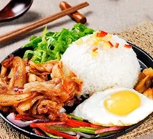 Pork Head Rice