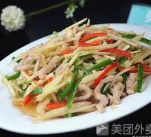 Young Ginger Stir-Fried Pork Strips