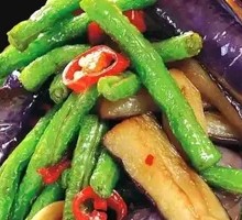 Eggplant and Green Beans