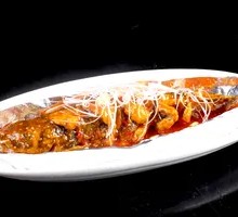 Flame-crusted Fish