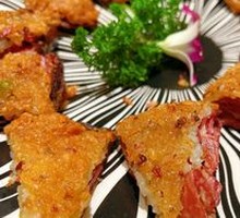 Crispy Glazed Duck with Sticky Rice
