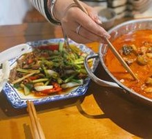 Tofu and Pork Intestine Chicken