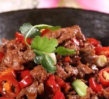 Spicy Beef Roll Dry Pot