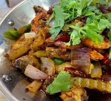 Dry Pot Shrimp and Pork Ribs