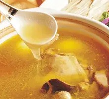 Chicken Soup with Earthy Flavor