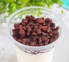 Red Bean Double-Layer Milk Pudding