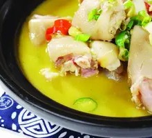 Lotus Root Stewed with Preserved Pork Shank
