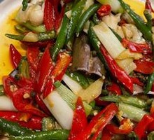 Spicy Green Pepper with Clams