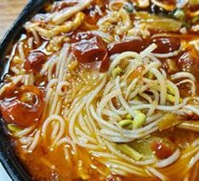 Pickled Chili Pork Noodles