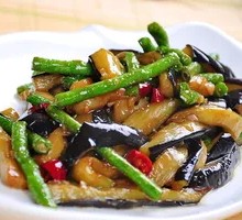Eggplant and Green Bean Stir-Fry