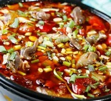 Pickled Chili Chicken Offal Rice Noodles