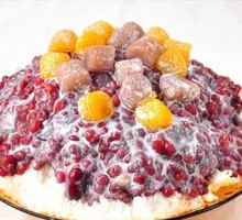 Red Bean Taro Ball Ice